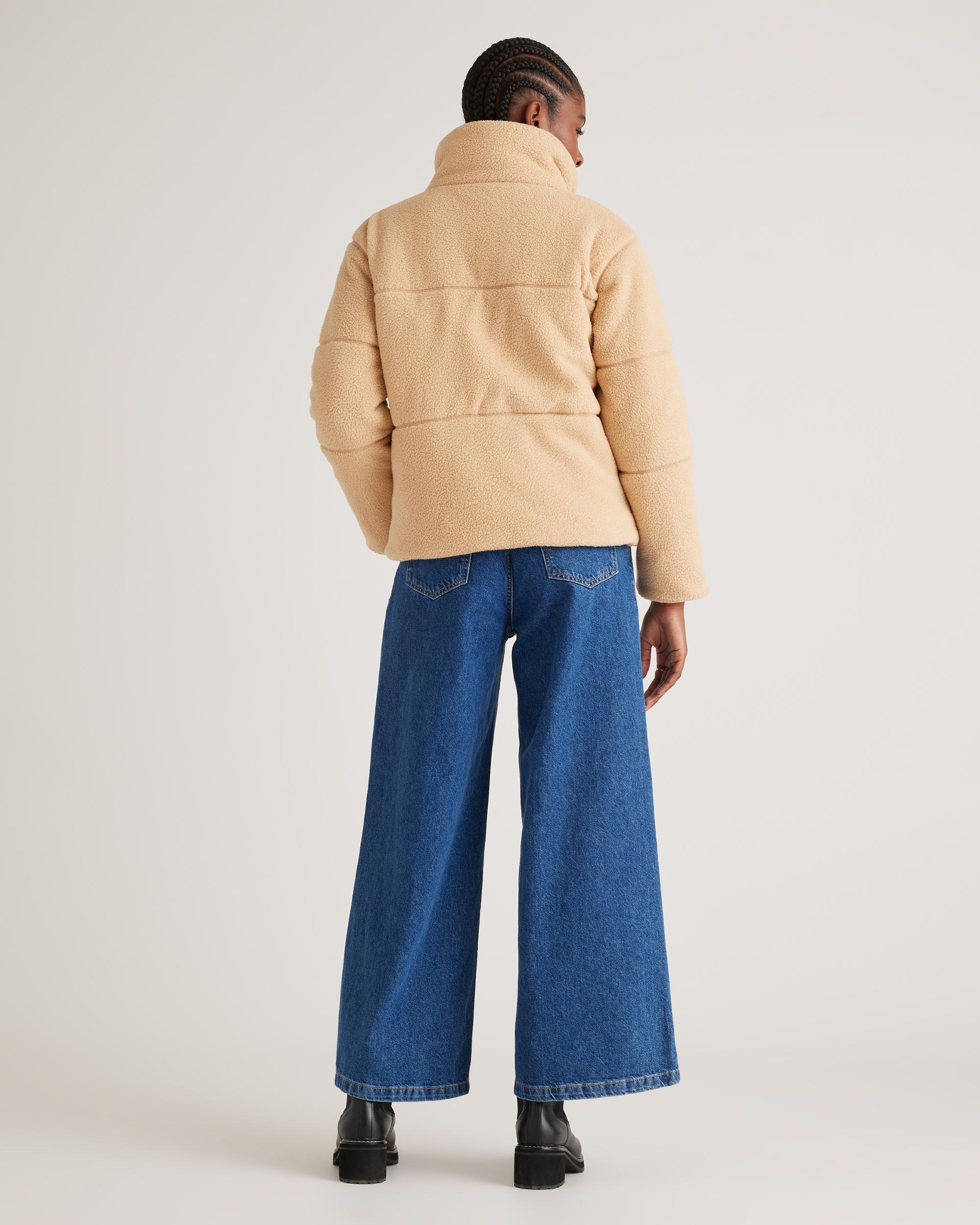 Quince | Women's Sherpa Puffer Jacket Size XL, 100% Polyester Product Image