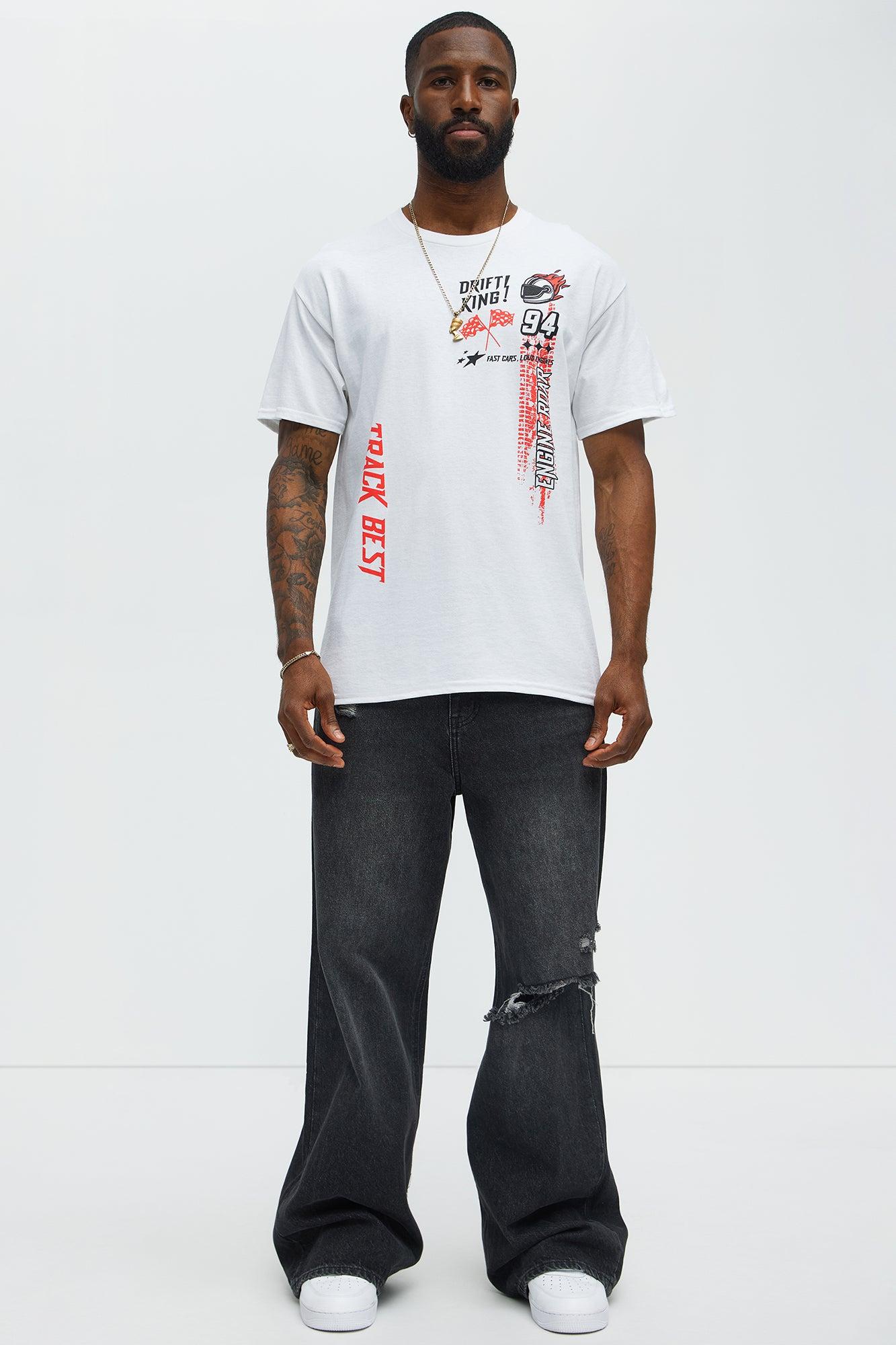 Speed Demon Short Sleeve Tee - White Product Image