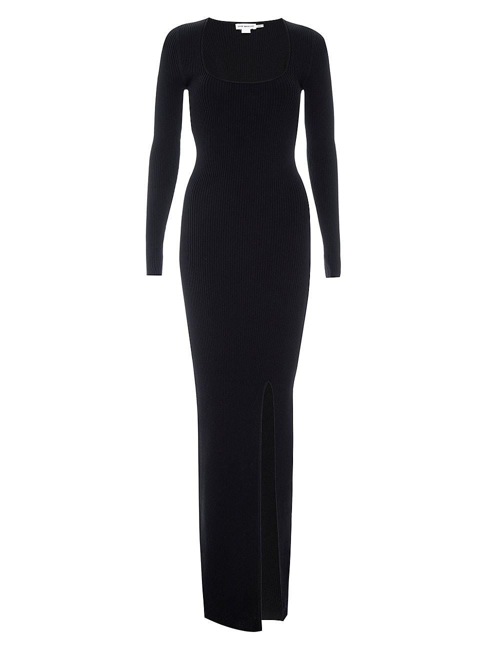 Womens Virgo Rib-Knit Body-Con Gown Product Image