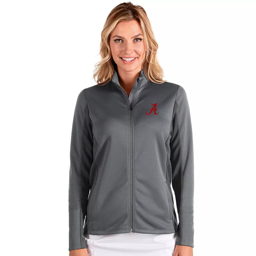 Women's Antigua Alabama Crimson Tide Passage Full-Zip Jacket, Size: Small, Grey Product Image