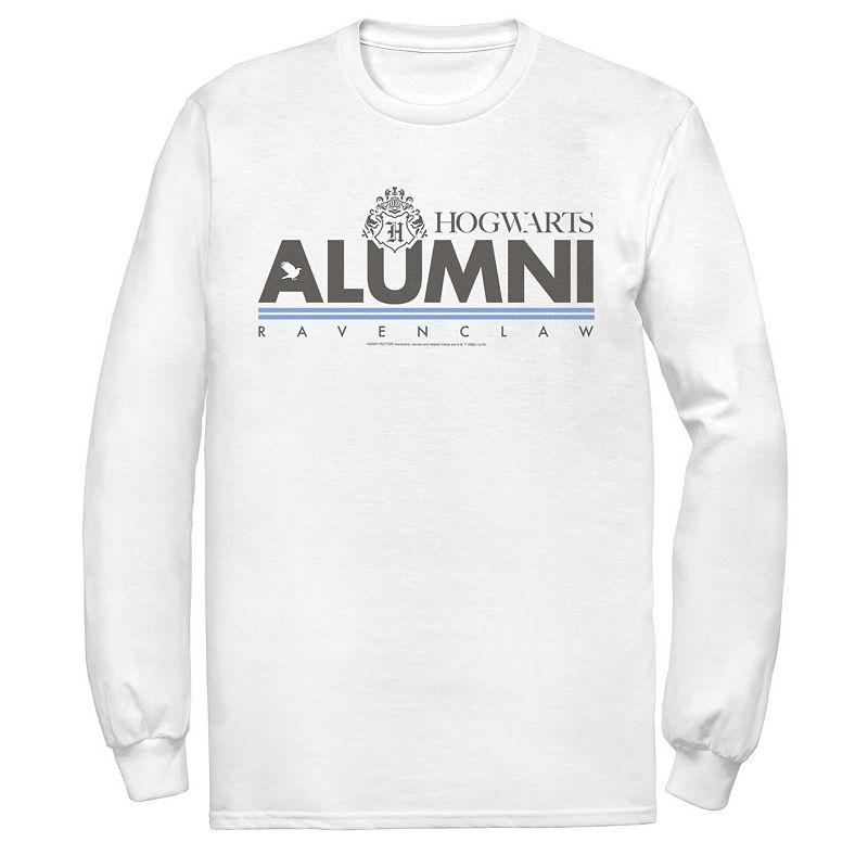 Men's Harry Potter Hogwarts Alumni Ravenclaw Long Sleeve Tee, Size: Large, White Product Image