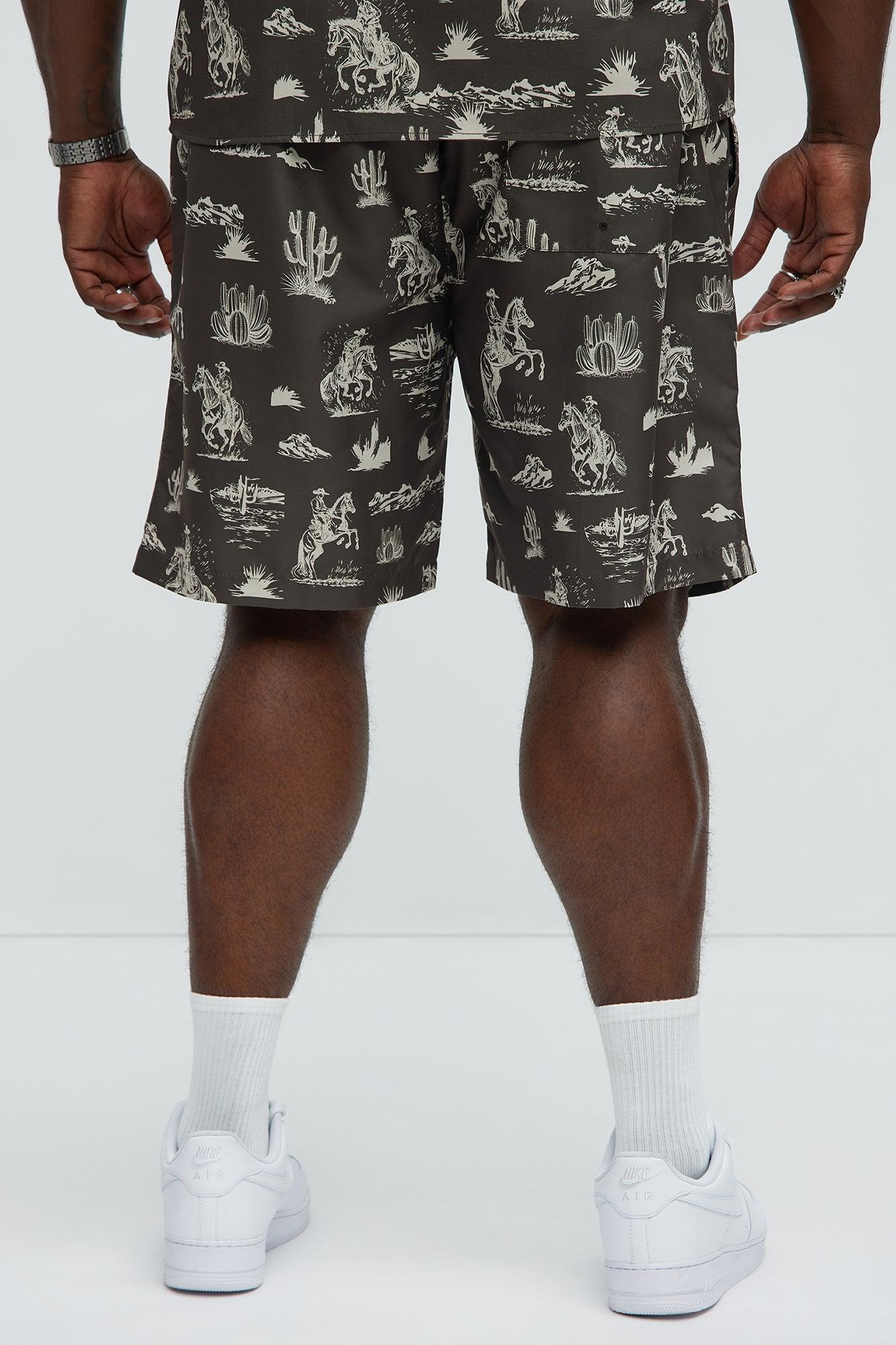 Wild West Relaxed Short - Brown Combo Product Image