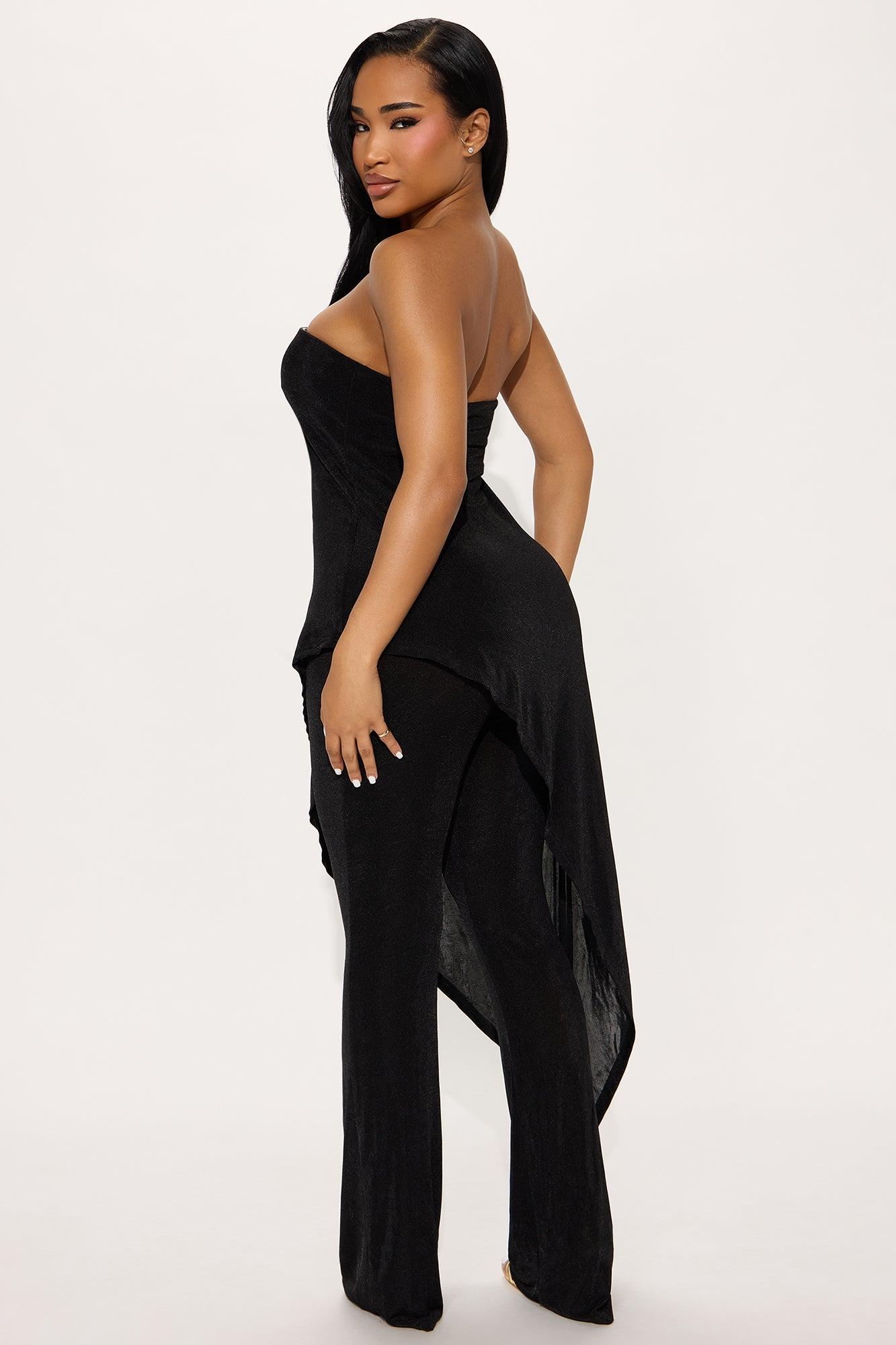Meant To Be Slinky Jumpsuit - Black Product Image