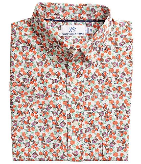 Southern Tide Intercoastal Paloma Paradise Short Sleeve Woven Shirt Product Image