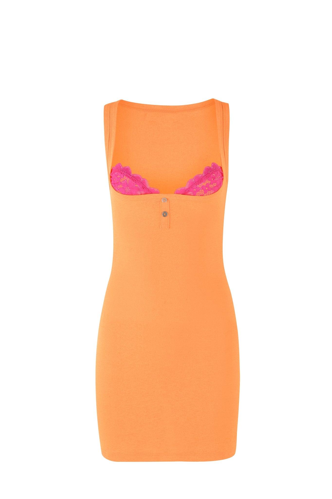 PIPPA MINI DRESS - ORANGE : APRICOT Product Image
