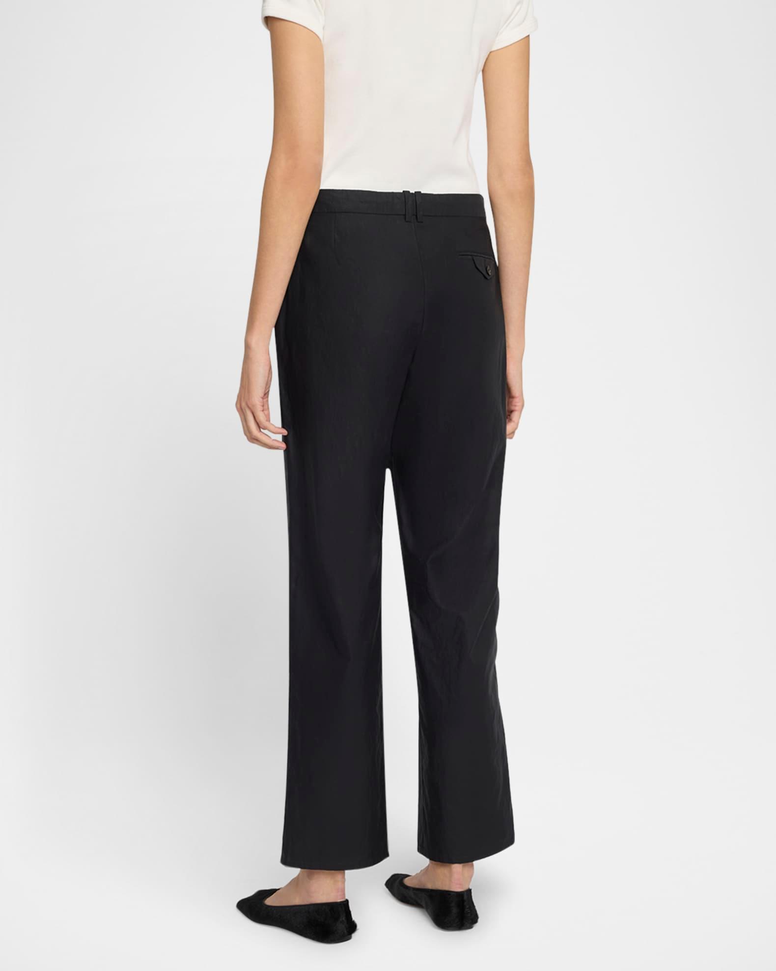 Zuzana Cotton Straight-Leg Ankle Pants Product Image
