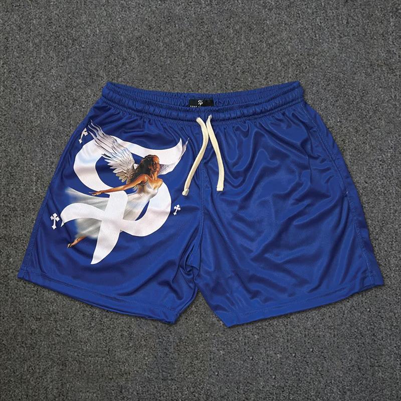 Sopula Faith Goddess Cross Print Shorts Product Image