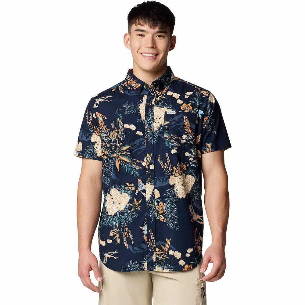 Men's Columbia Rapid Rivers™ Printed Button-Down Shirt,  Product Image