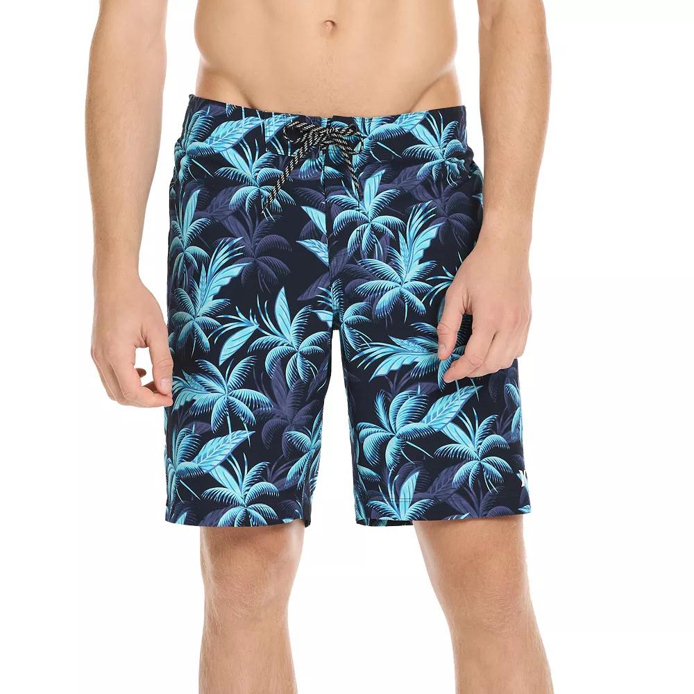 Men's Hurley 9.5" Printed Elastic Waist Boardshorts,  Product Image