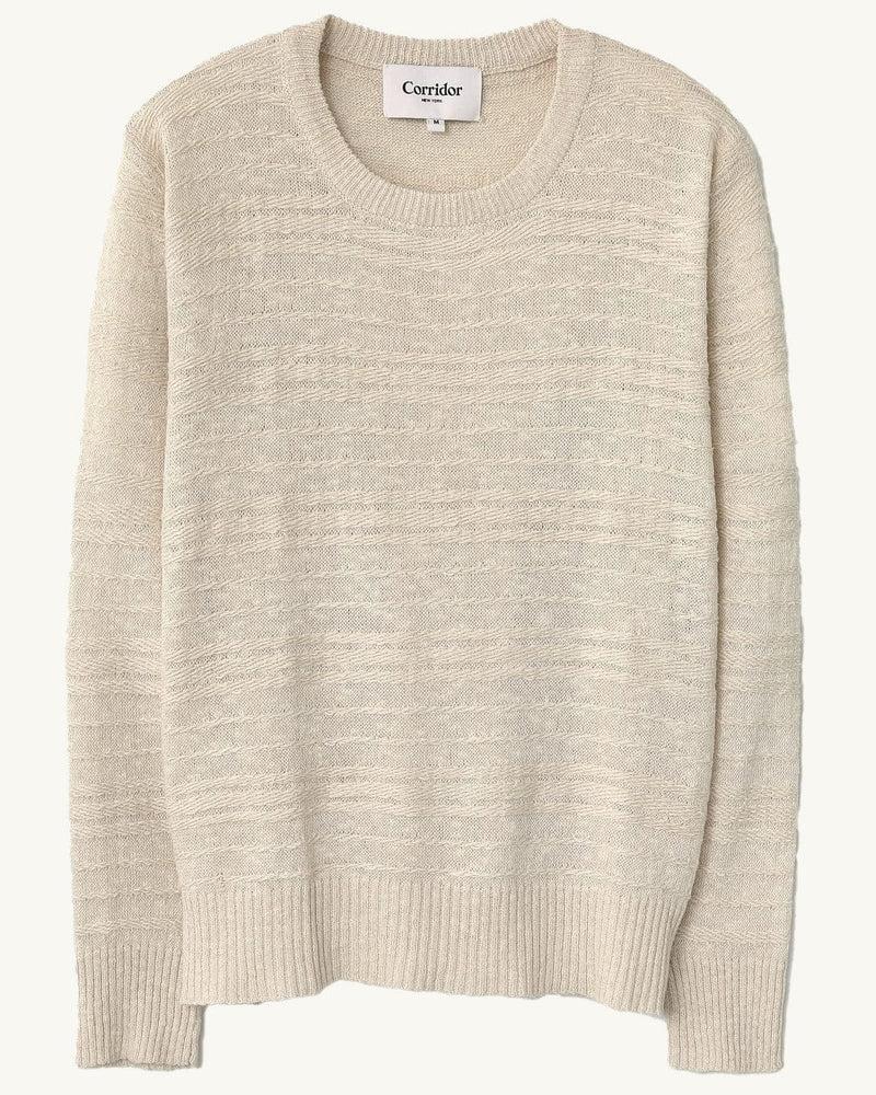 Linen Silk Crewneck Product Image