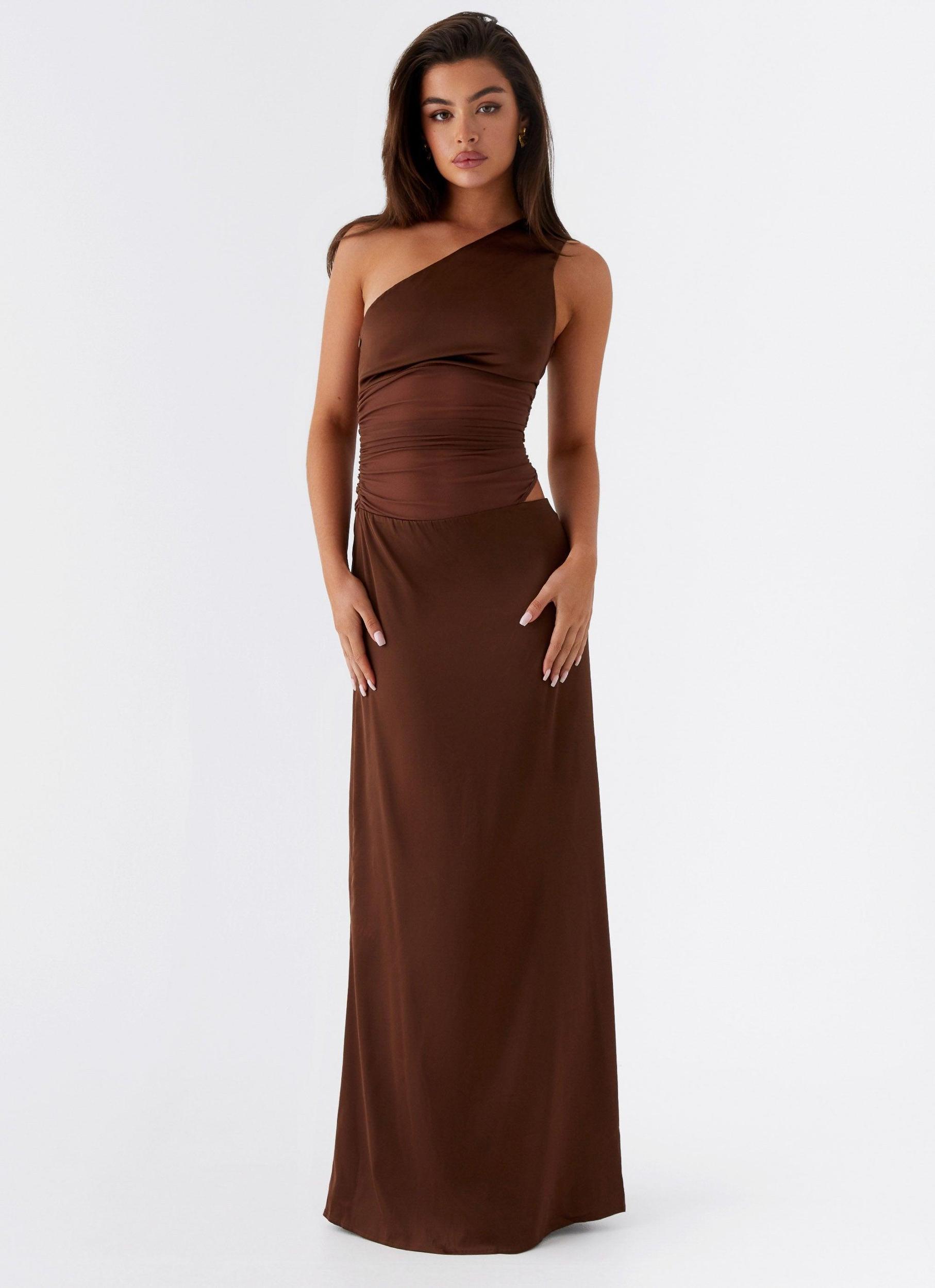 Juliette Maxi Dress - Chocolate Product Image