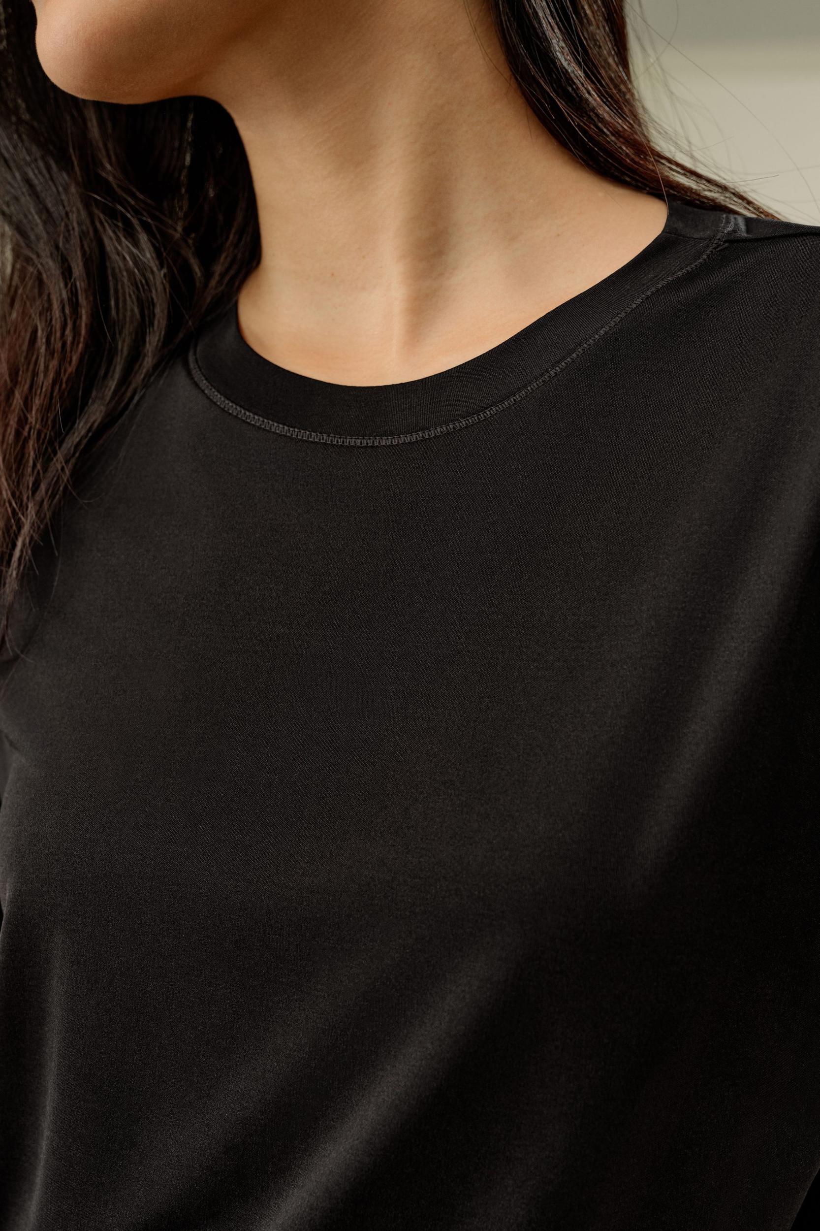 Oversized Silk Jersey Tee Product Image