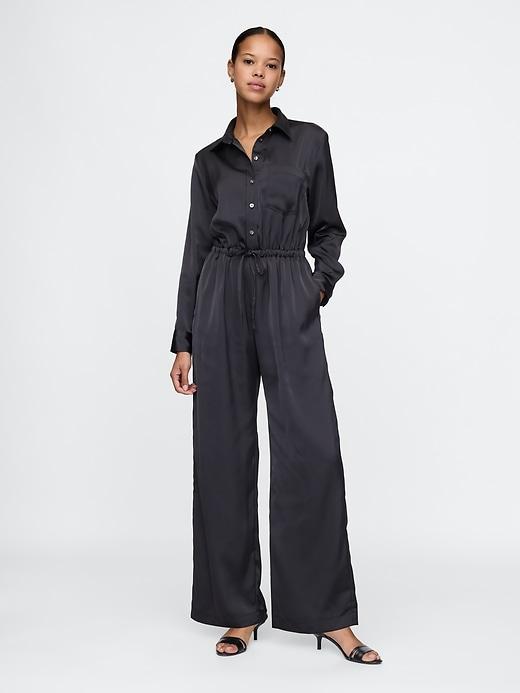 Recycled Satin Jumpsuit Product Image