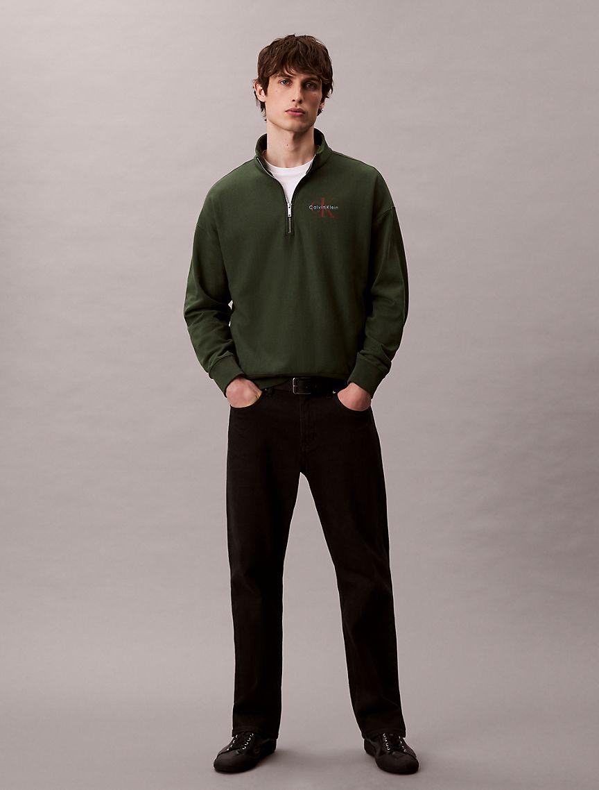 Premium Terry Relaxed Quarter Zip Sweatshirt Product Image