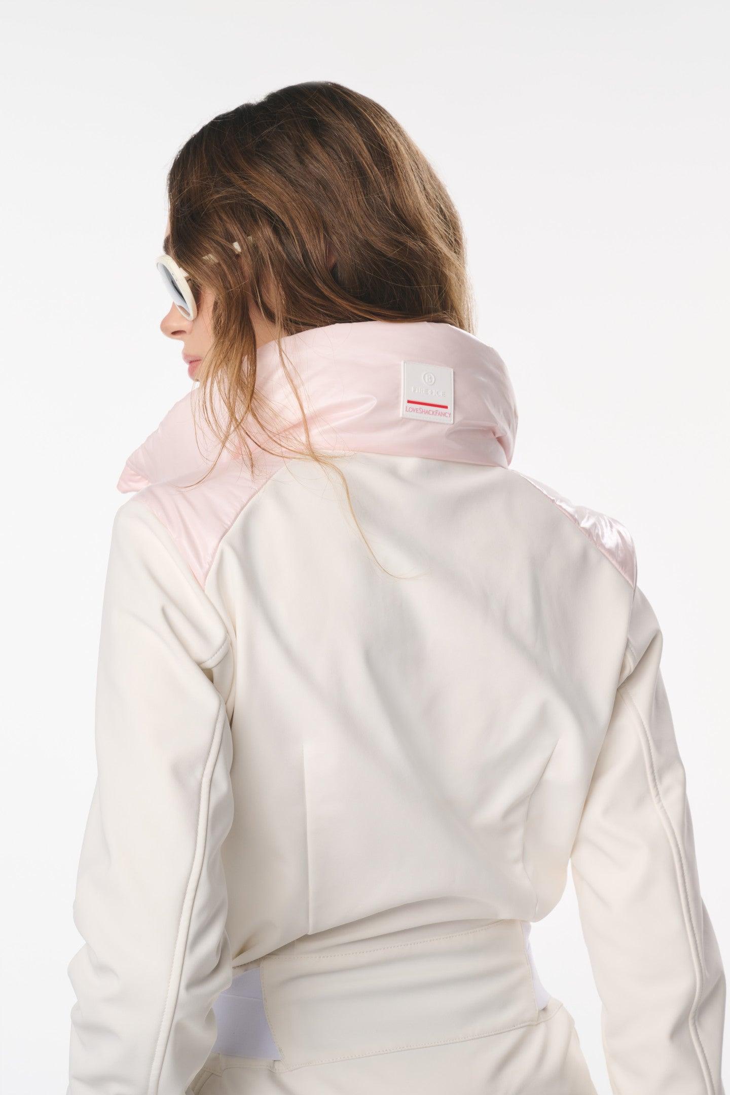 BOGNER FIRE+ICE x LoveShackFancy Les Arcs Women's Boots - WHITE ROSÉ / 8 Product Image