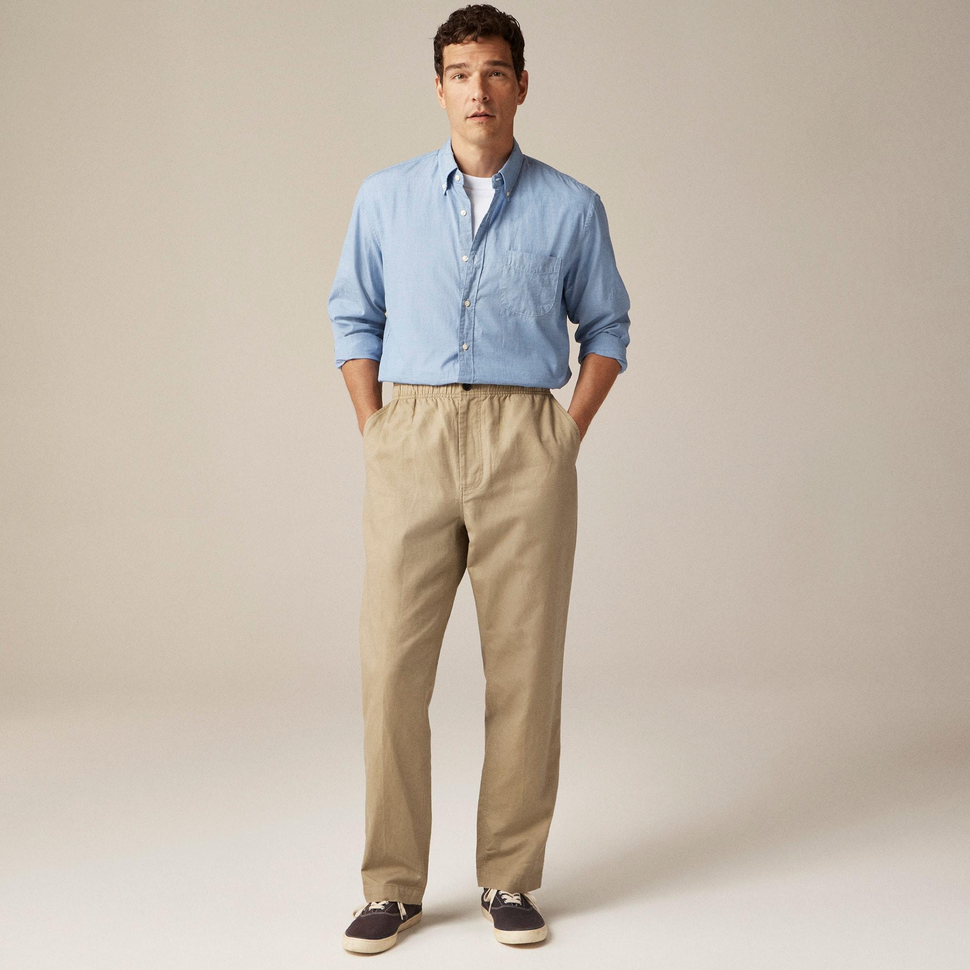 Pier pant in cotton-linen blend canvas Product Image