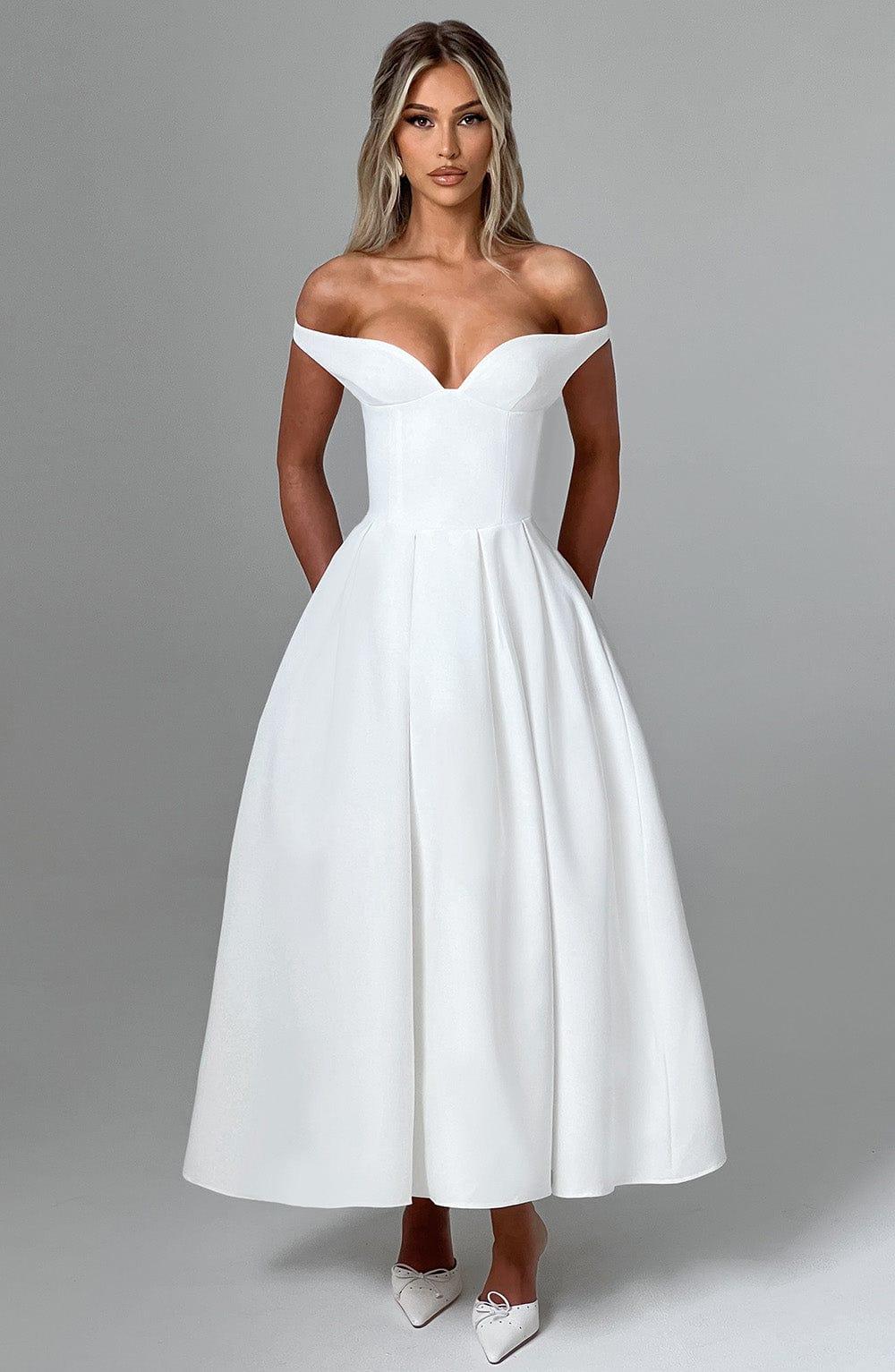 Lanetta Midi Dress - Ivory Product Image