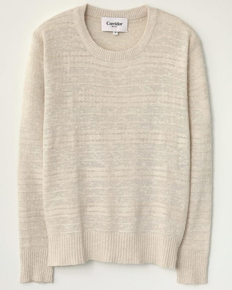 Linen Silk Crewneck Product Image