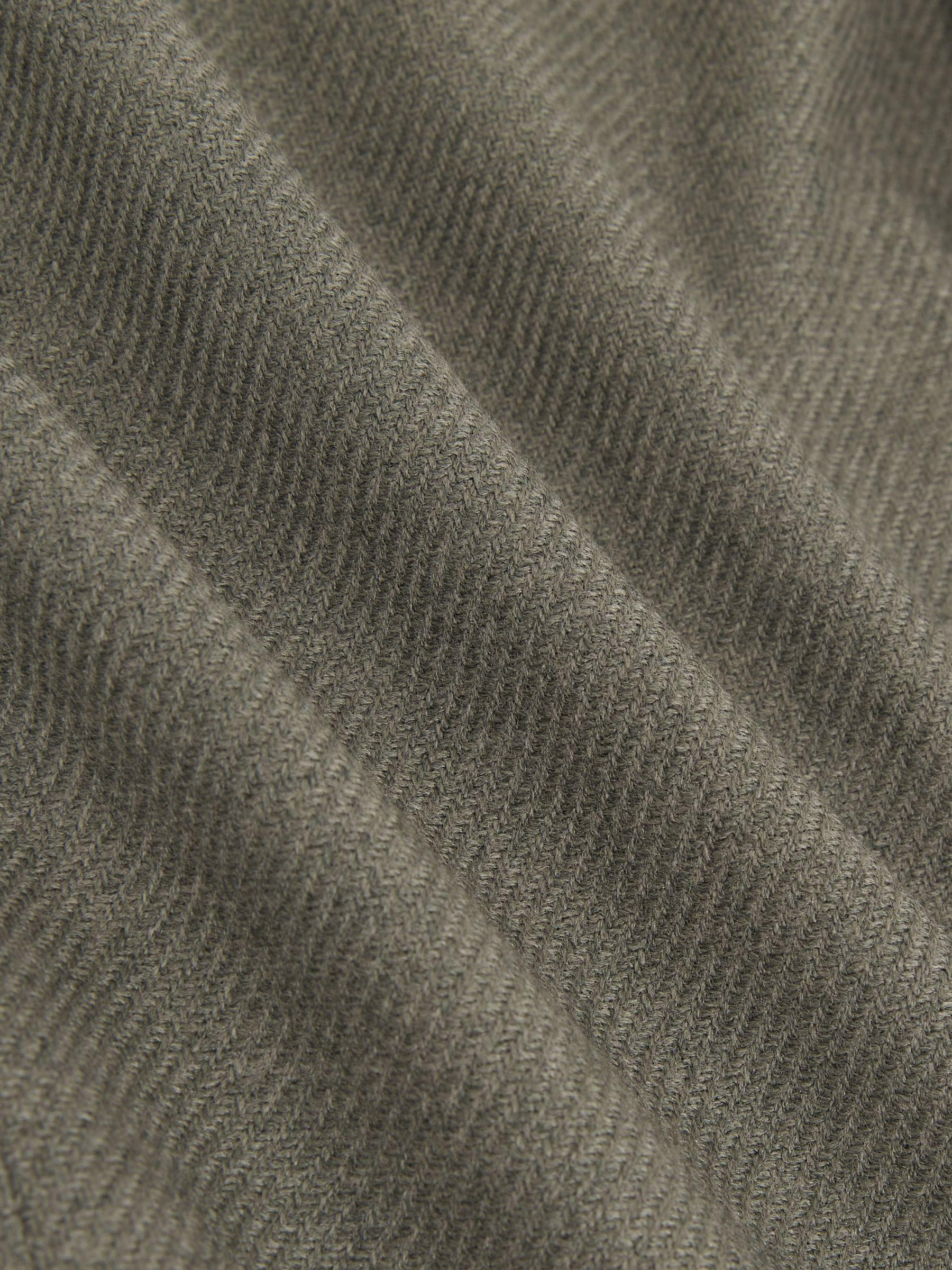 Wool-Blend Single-Breasted Blazer Slim-Fit in Sage Green Product Image