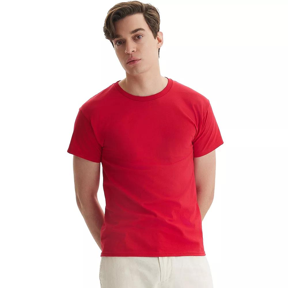 Men's Hanes® Essentials 4-Pack Cotton T-Shirt,  Product Image
