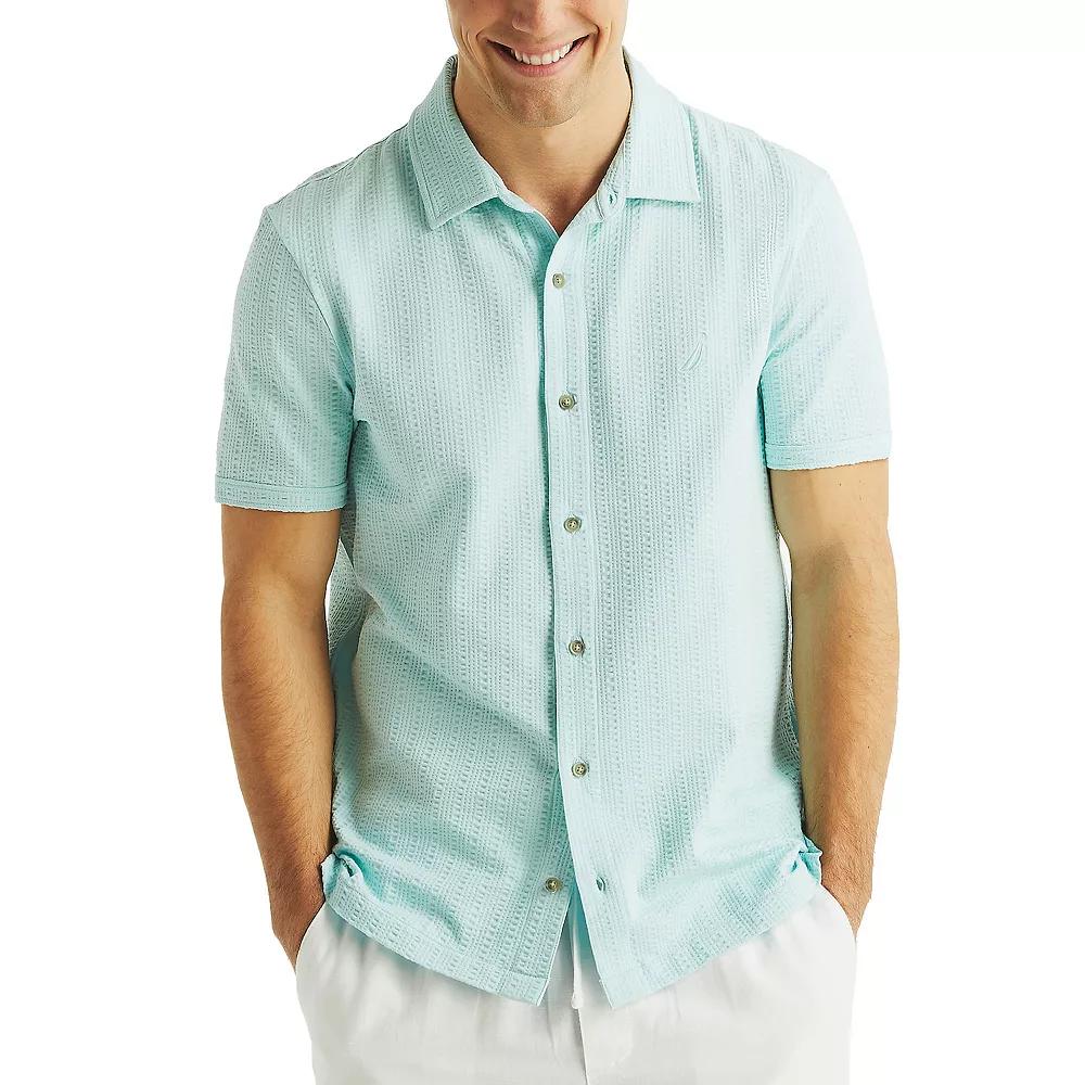 Men's Nautica Classic Fit Seersucker Polo,  Product Image