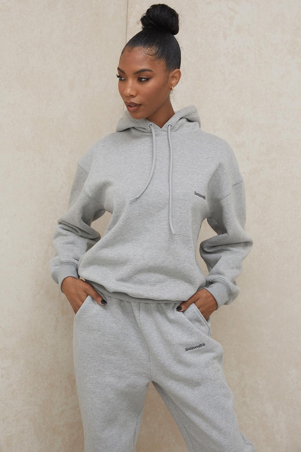 Halo  grey oversized hoodie Product Image