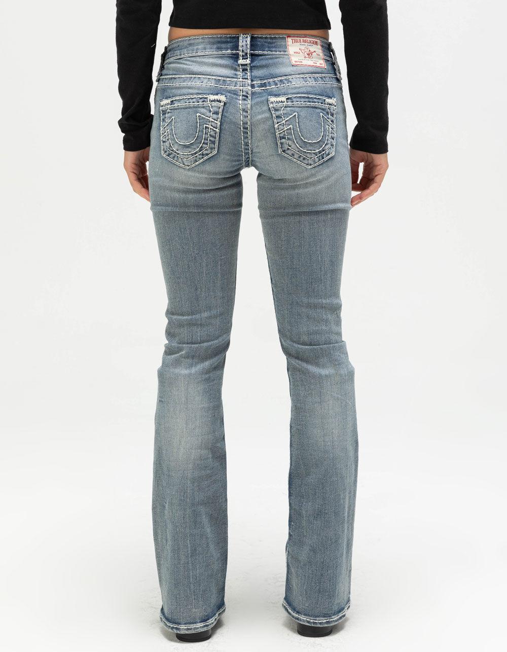 TRUE RELIGION Becca Mid Rise Super T Womens Bootcut Jeans - MEDIUM WASH Product Image