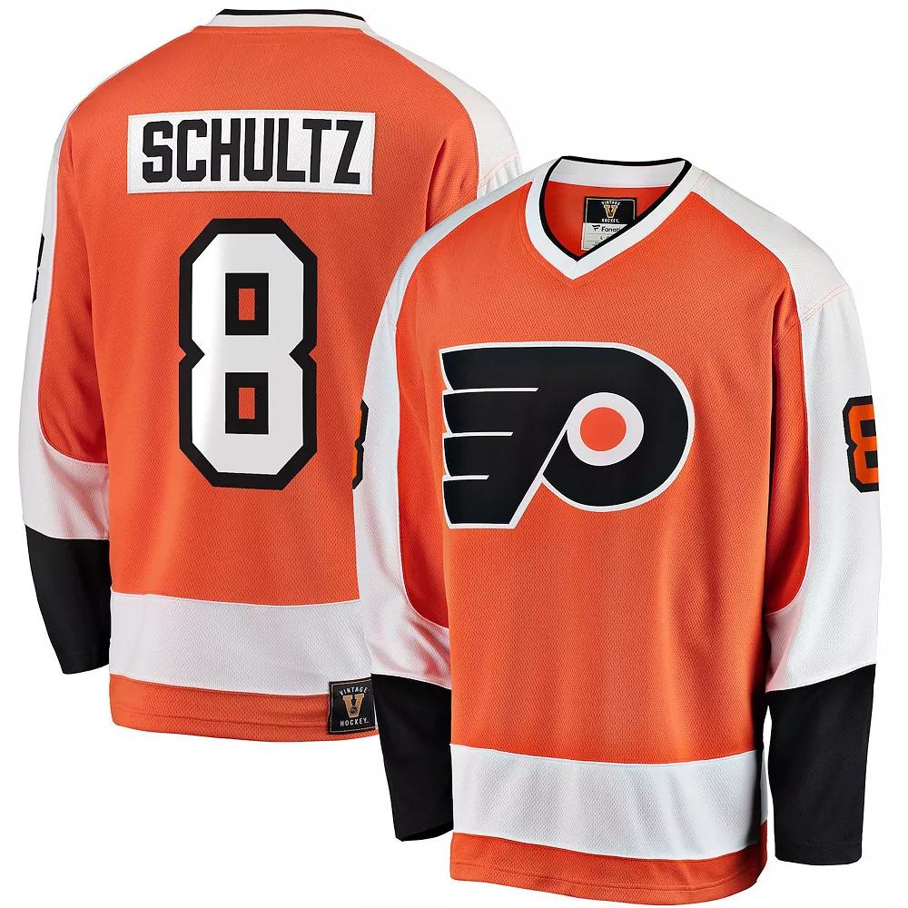 Men's Fanatics Branded Dave Schultz Orange Philadelphia Flyers Premier Breakaway Retired Player Jersey,  Product Image