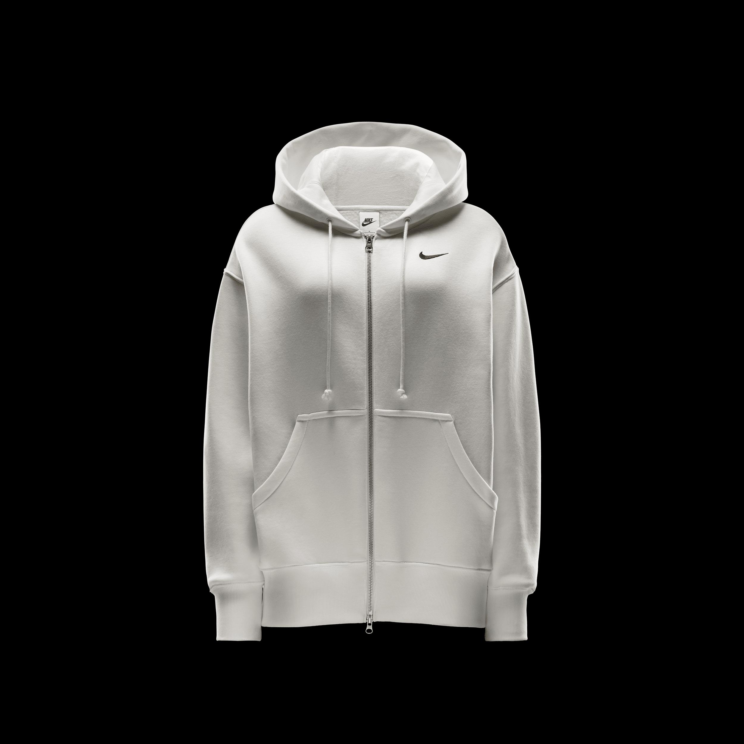 Womens Nike Sportswear Phoenix Fleece Oversized Full-Zip Hoodie | DQ5758-133 Product Image