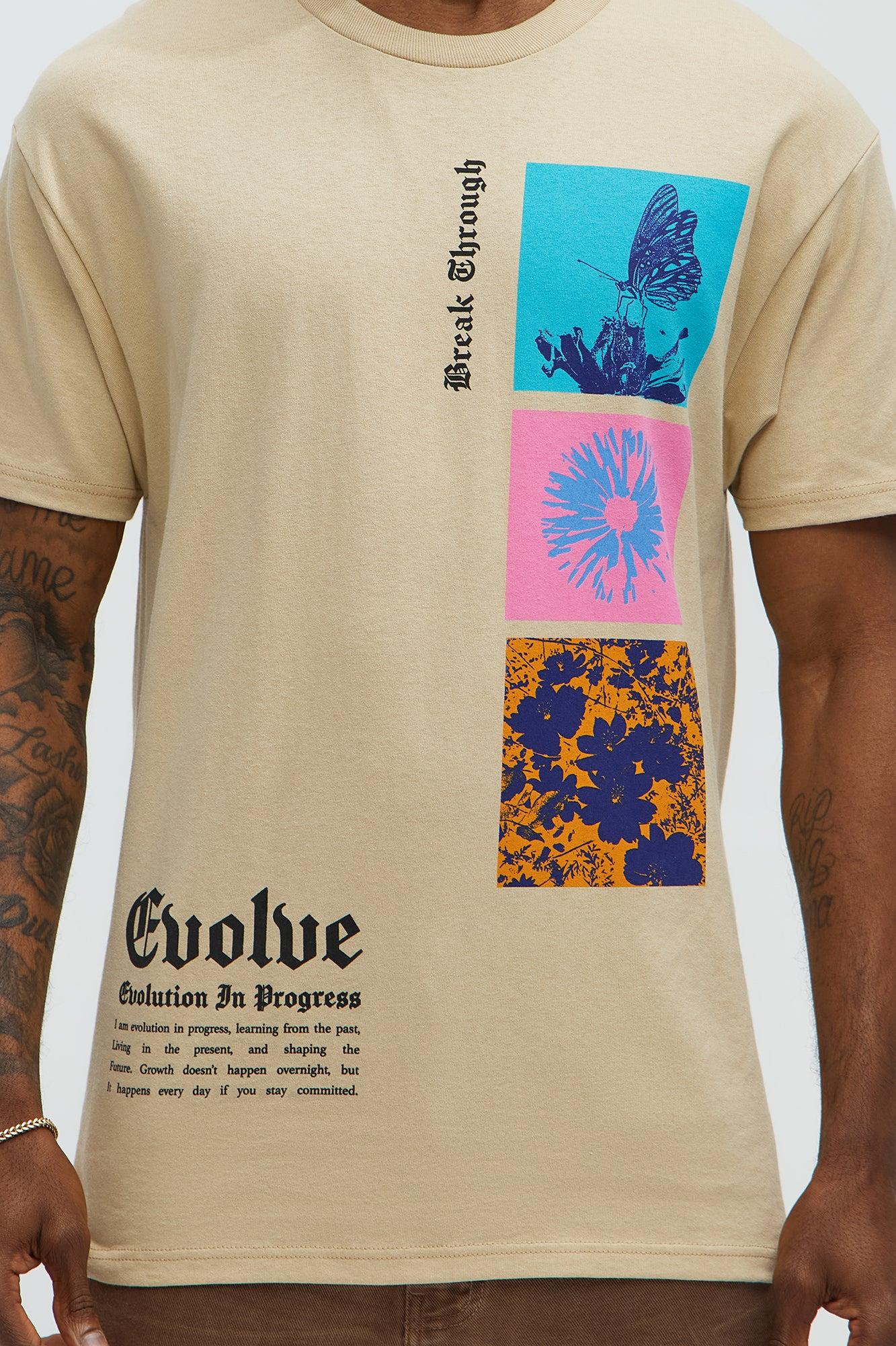 Evolve Daily Never Settle Short Sleeve Tee - Sand Product Image