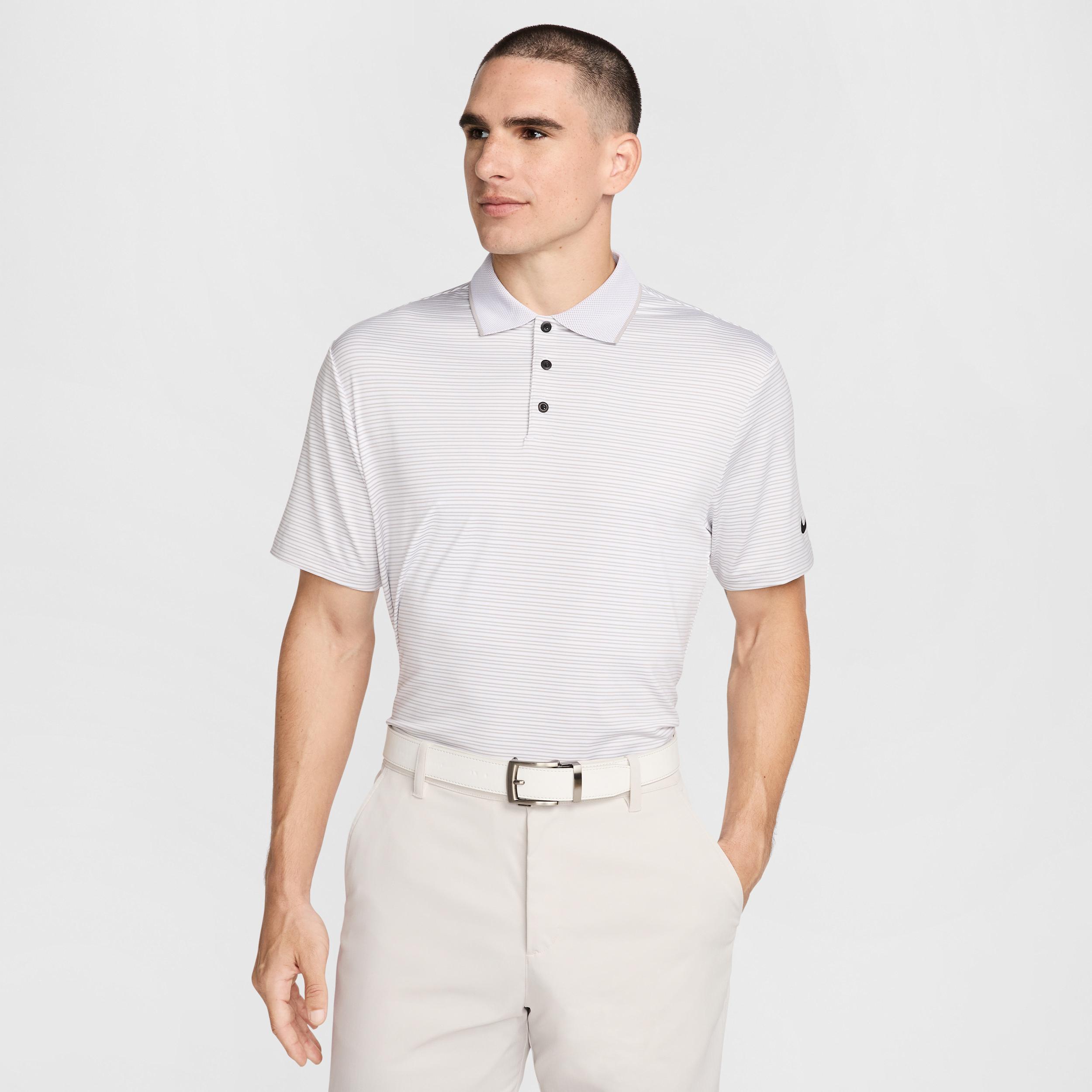 Nike Mens Tour Dri-FIT Striped Golf Polo | FZ7479-100 Product Image