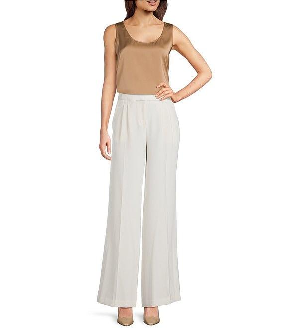 Donna Karan Full Length Wide Leg Pants Product Image