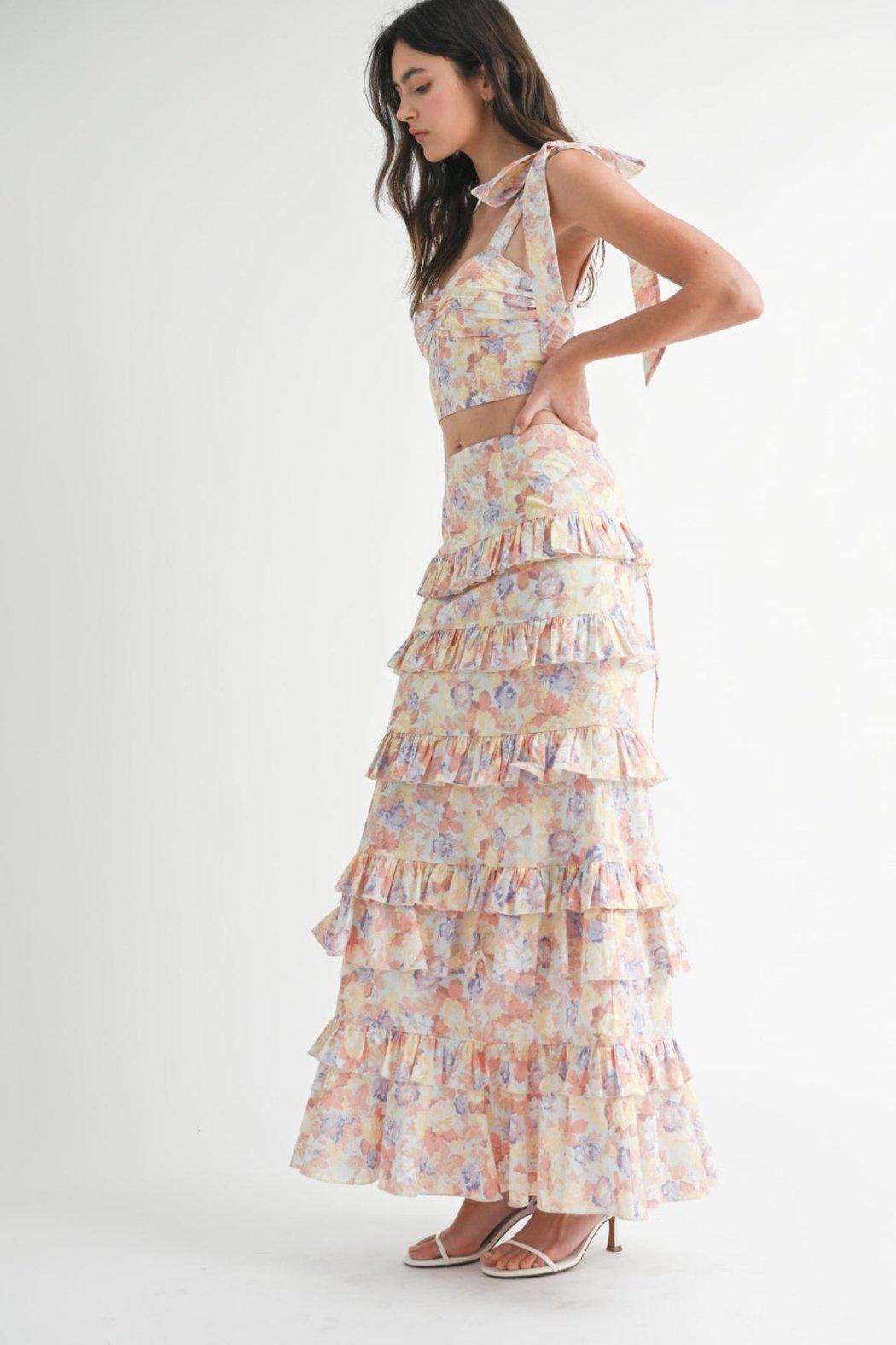 Floral Skirt Set Product Image