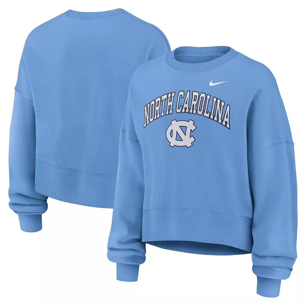 Women's Nike Light Blue St. Louis Cardinals Oversized High Hip Pullover Sweatshirt, Size: 2XL Product Image