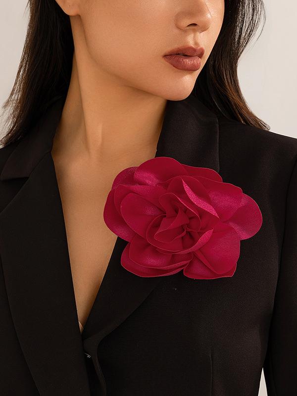 Three-Dimensional Flower Brooch Accessories Product Image
