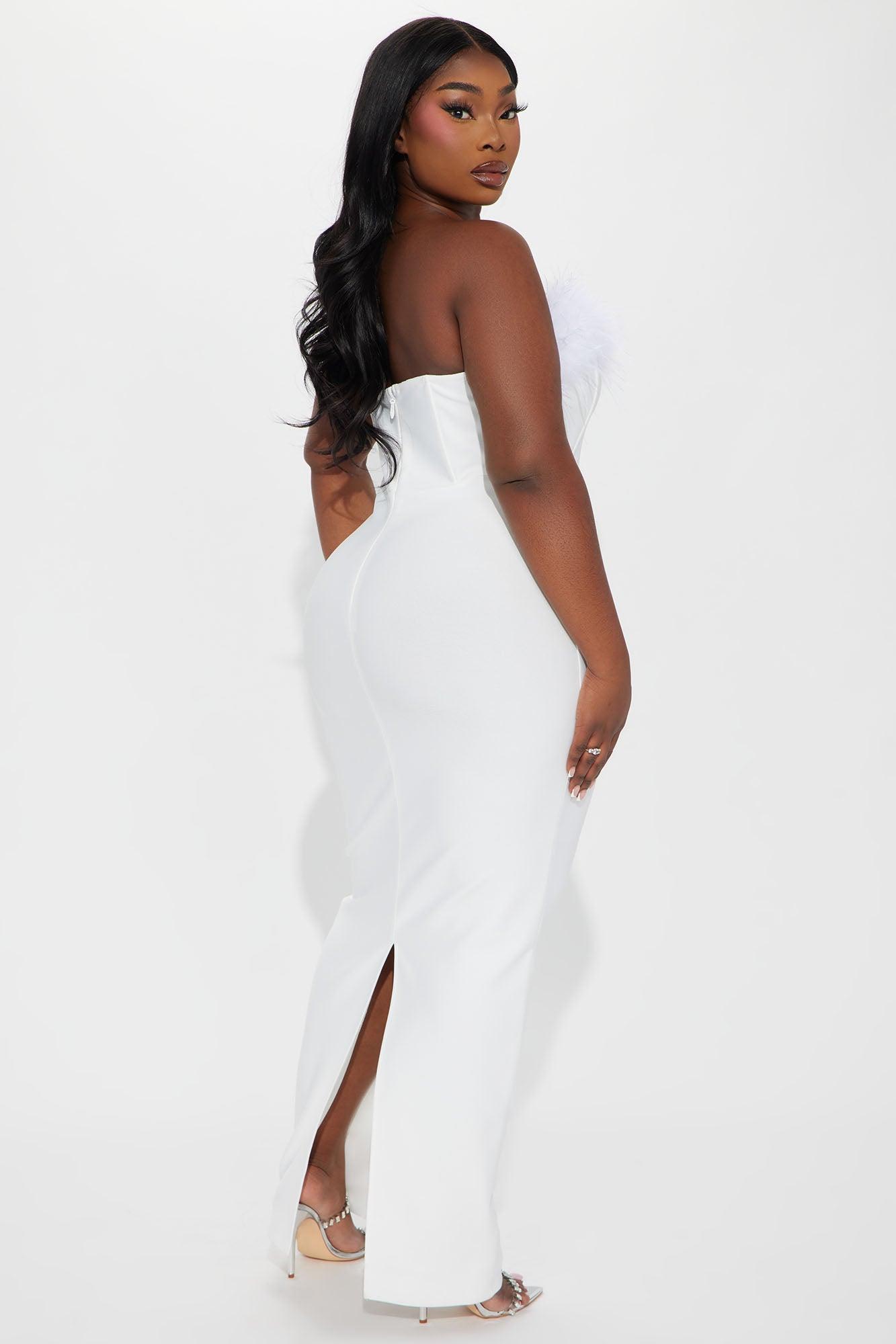 Bridget Bandage Maxi Dress - White Product Image