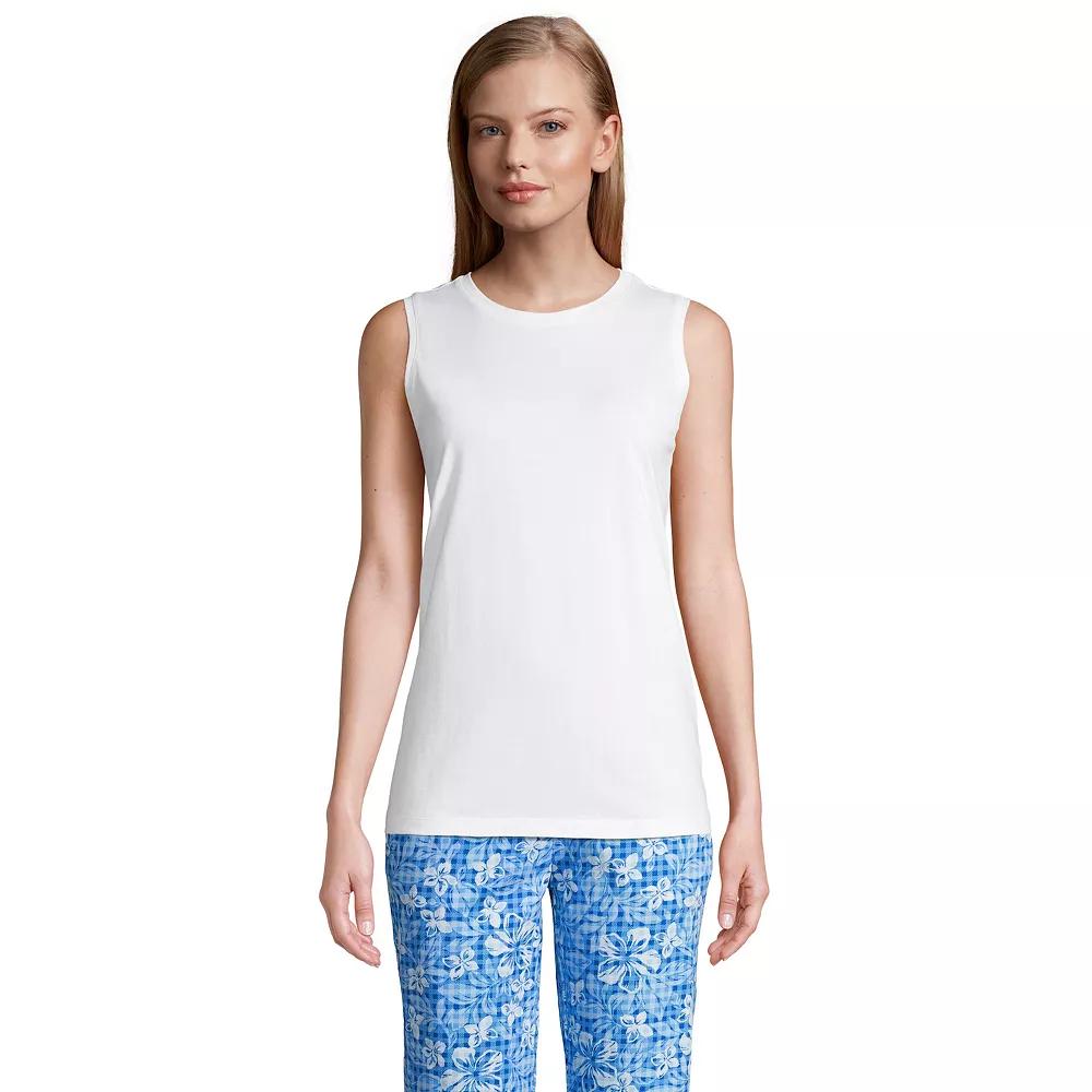 Petite Lands' End Power Performance Tunic Tank Top, Women's,  Product Image