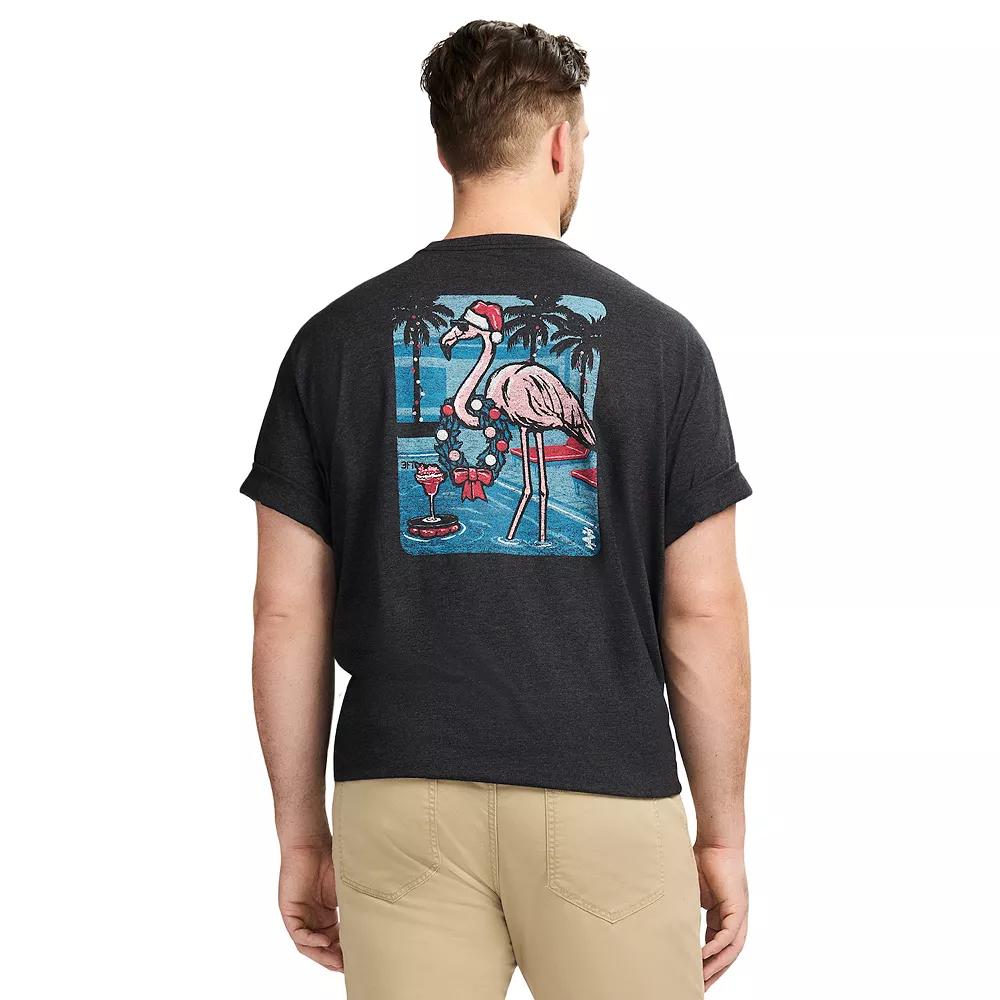 Big & Tall IZOD Saltwater Soft Wash Short Sleeve Graphic Tee, Men's, Size: 2XB, Holiday Dip Product Image