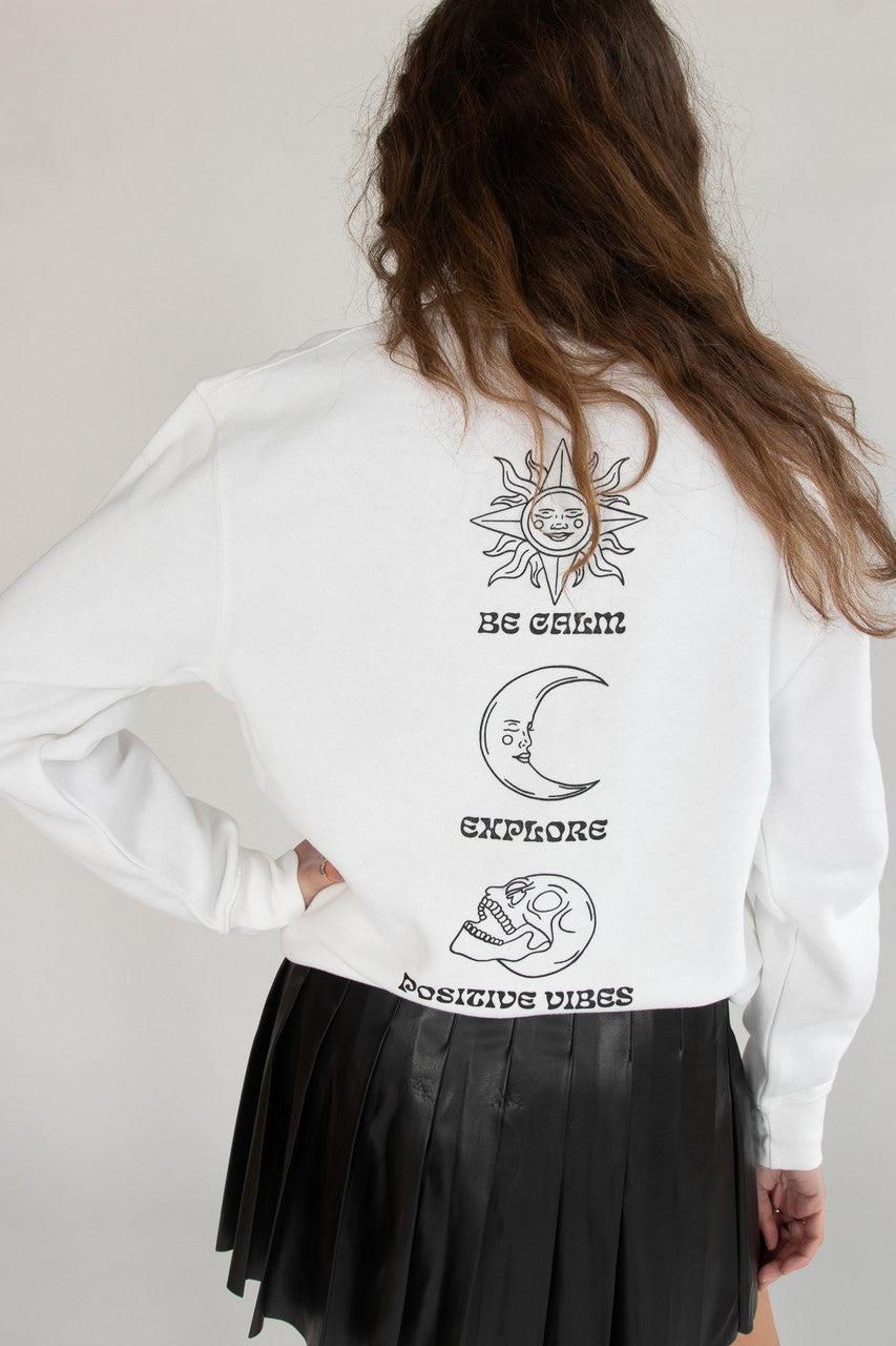 Positive Vibes Sweatshirt Product Image