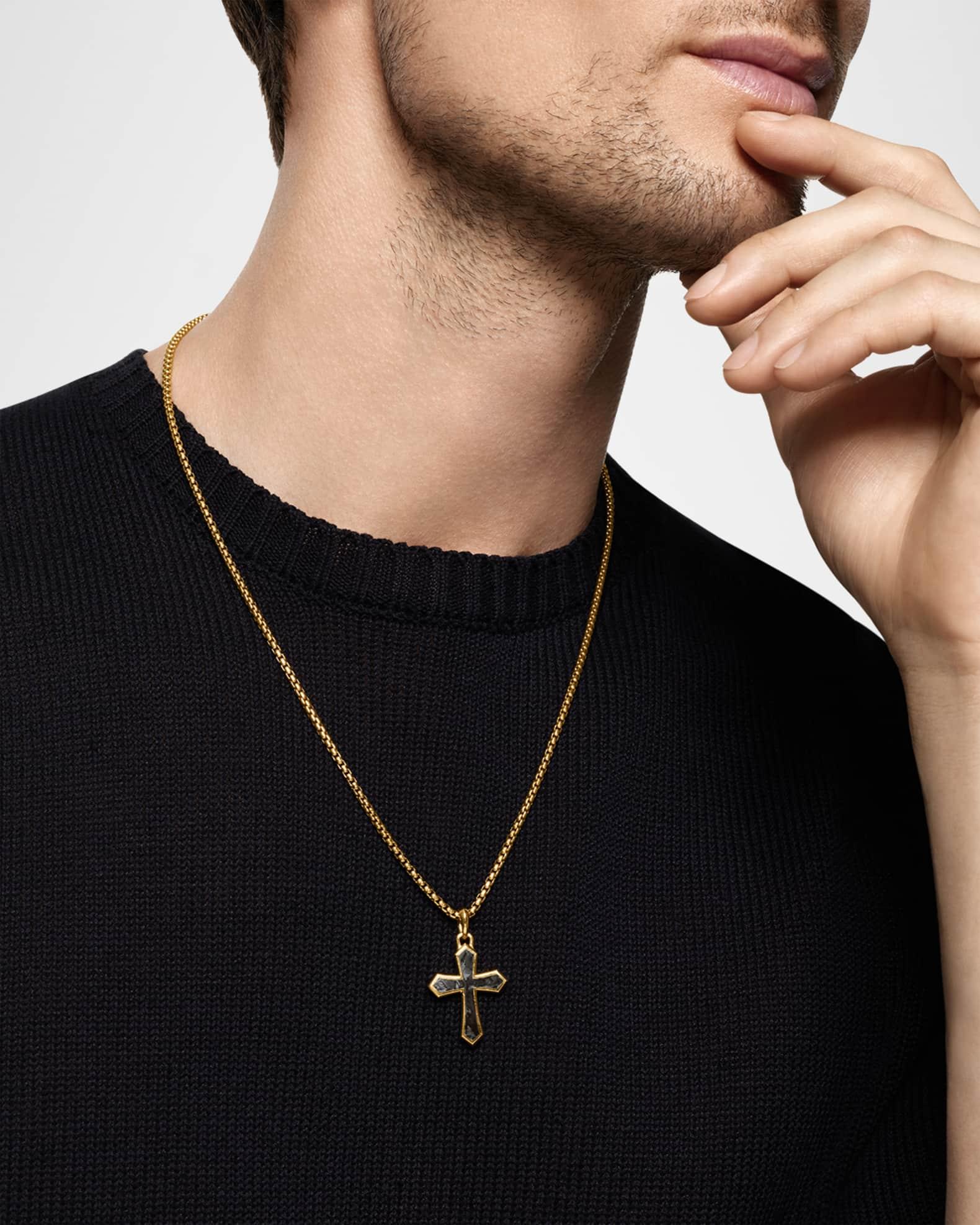 DY Mercer Triple Ring Earrings with Diamonds in 18K Gold, 35mm Product Image