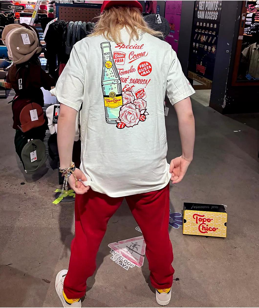 Converse x Topo Chico Natural T-Shirt Product Image