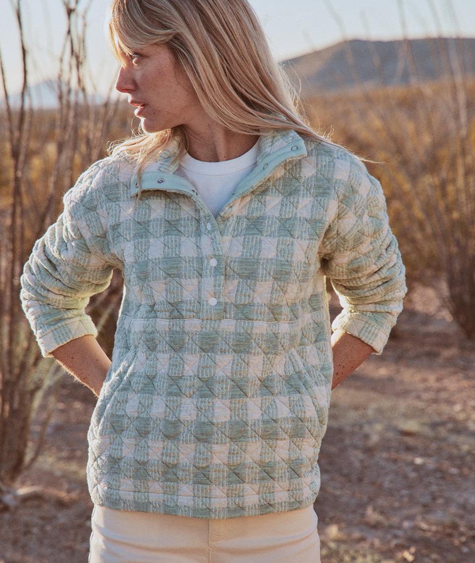 Iris Quilted Pullover Product Image