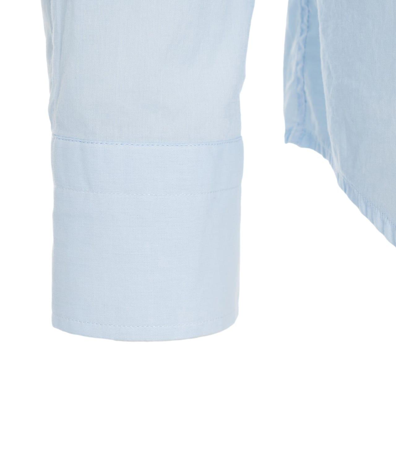 Cotton shirt with spread collar Product Image