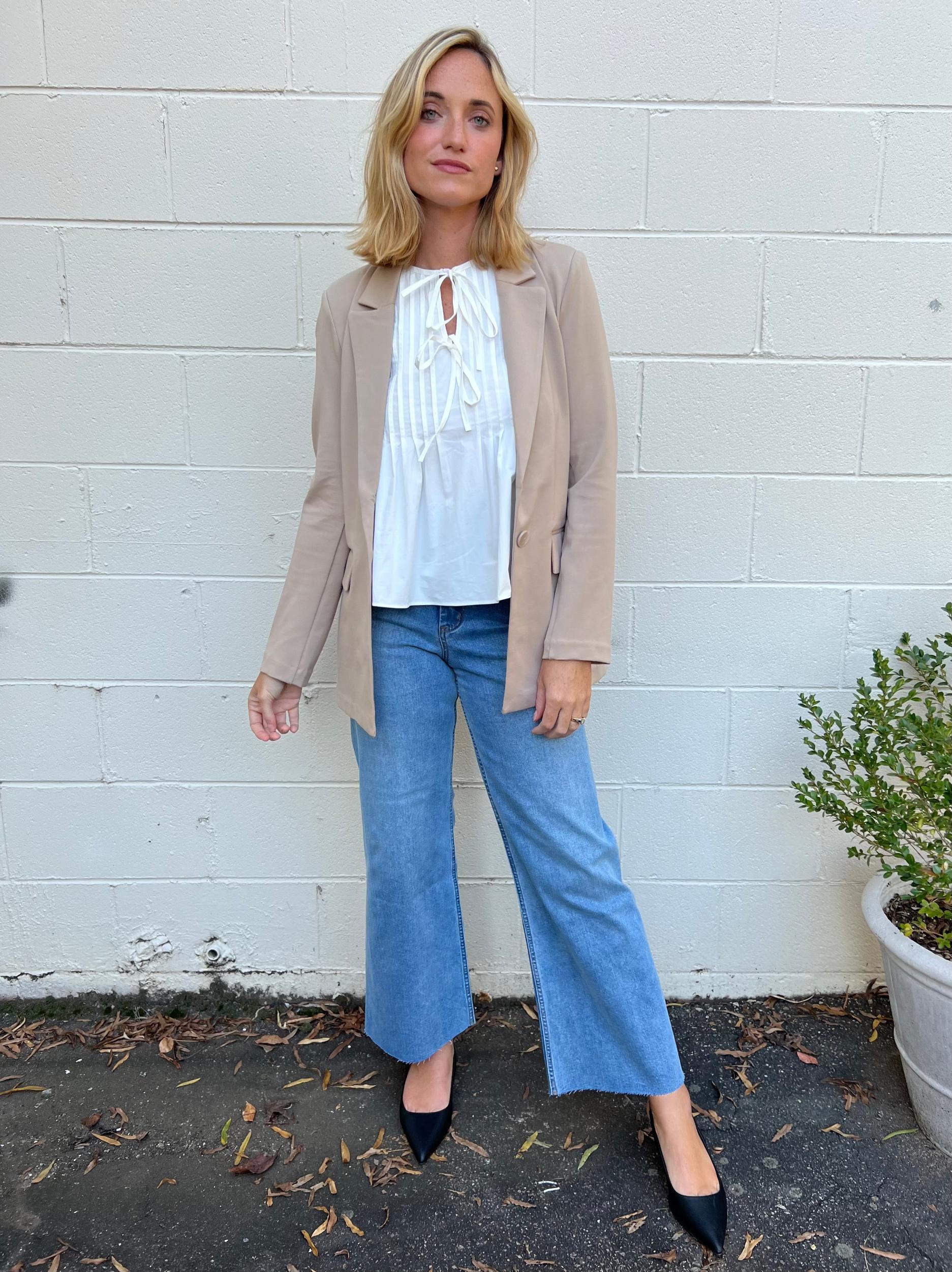 [Z Supply] Do It All Button Front Blazer Product Image