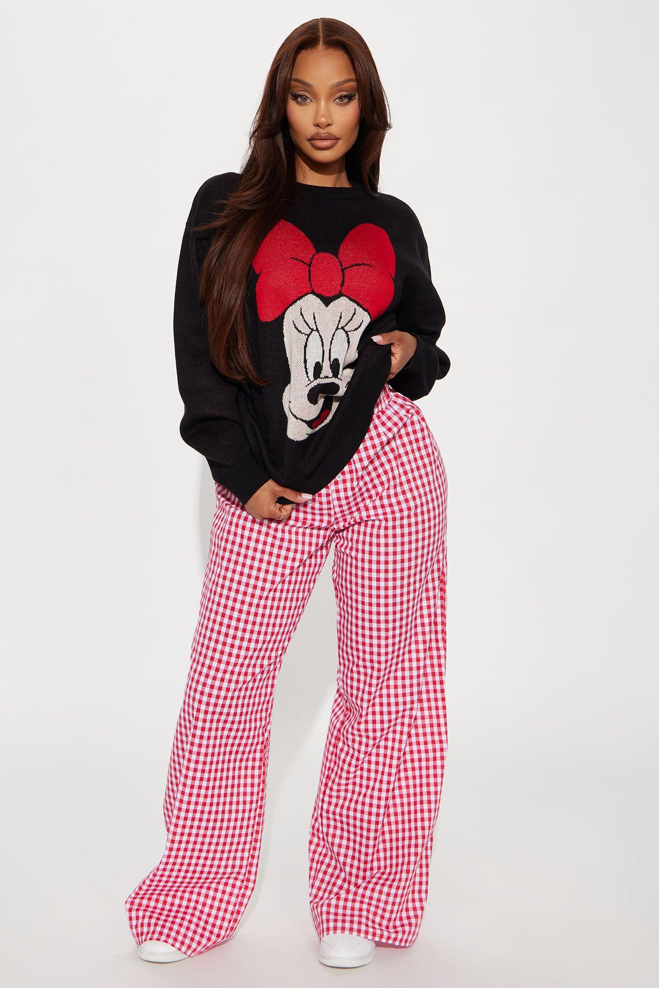 Minnie Mouse Wink Sweater - Black/combo Female Product Image