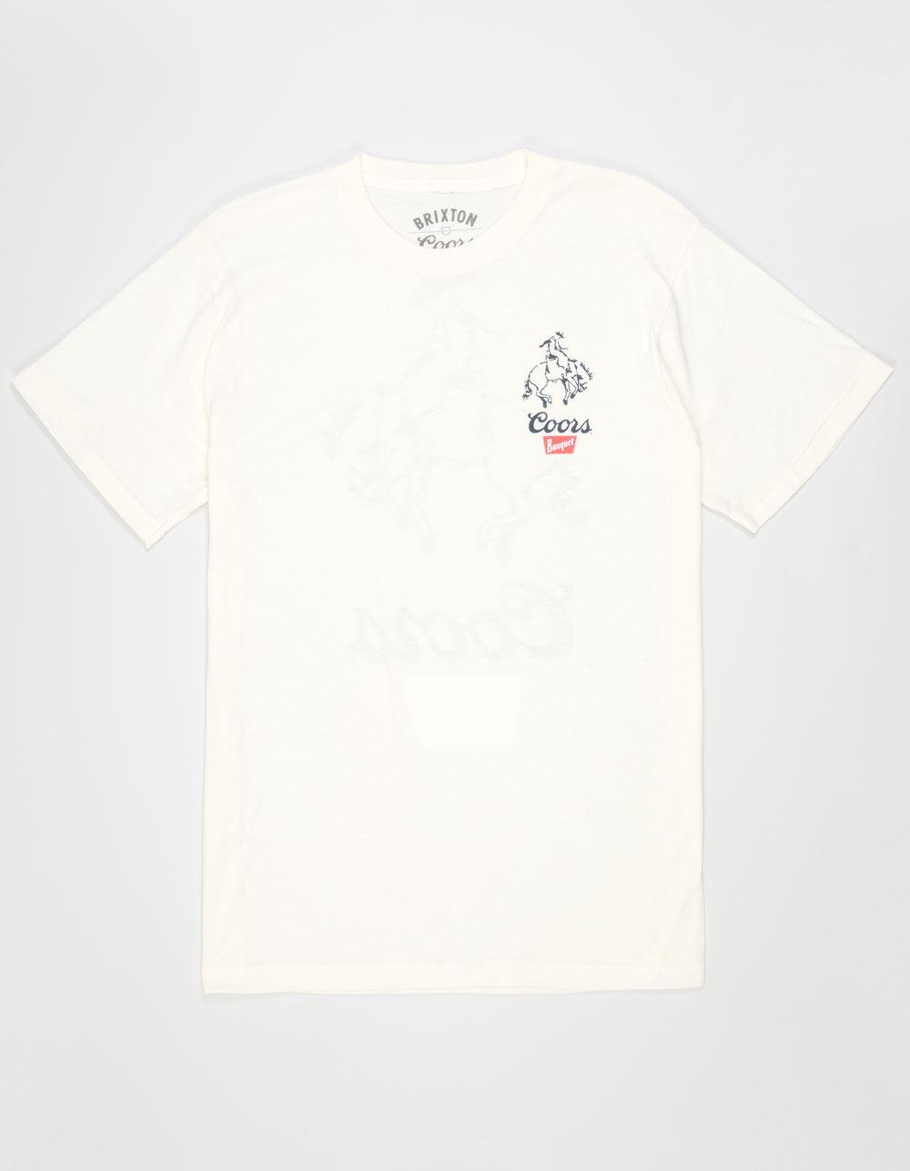 BRIXTON x Coors Cult Mens Tee - NATURAL Product Image