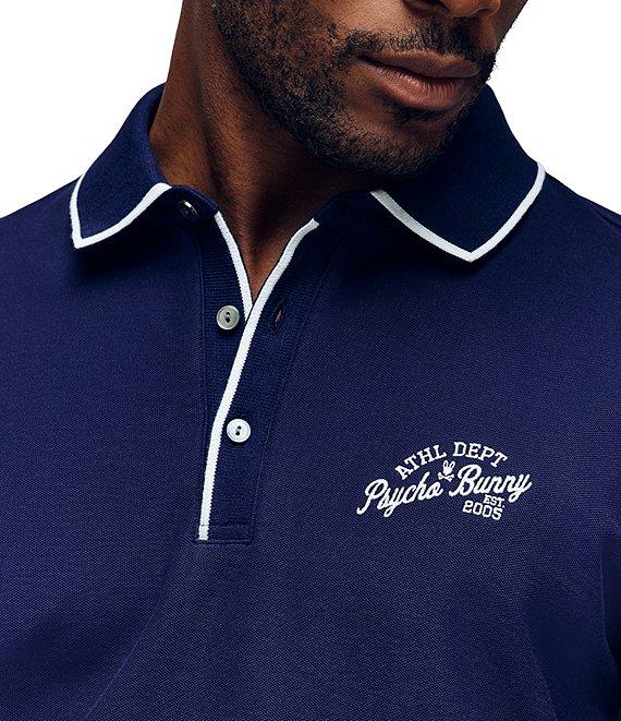Psycho Bunny Matteo Pique Short Sleeve Polo Shirt Product Image