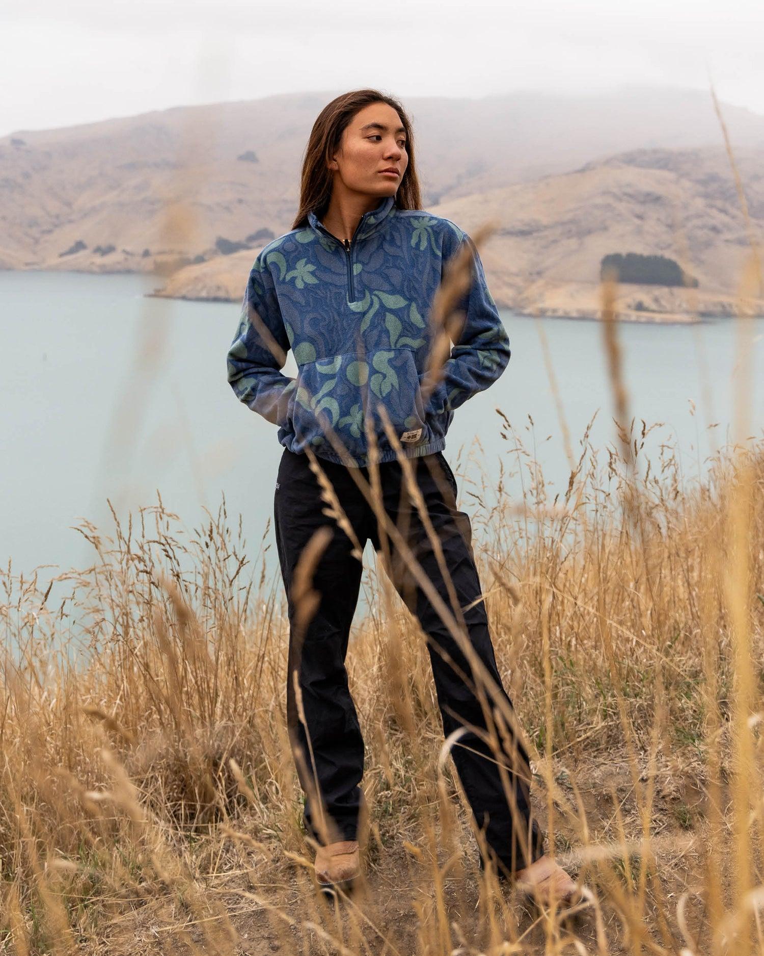 The Cove Pullover - Denim Product Image