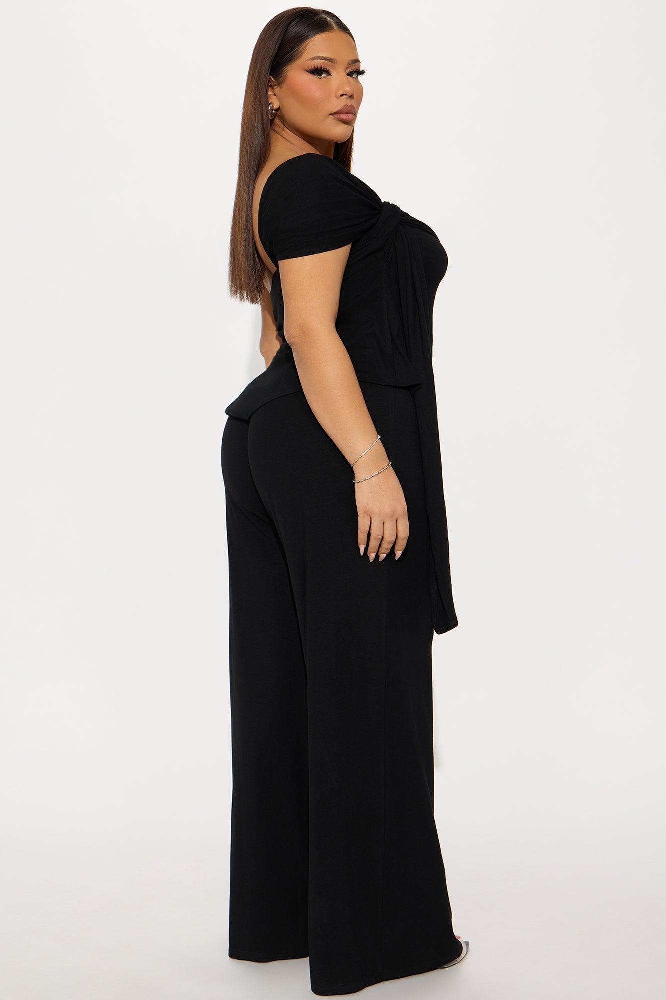 Timeless Moment Pant Set - Black Product Image