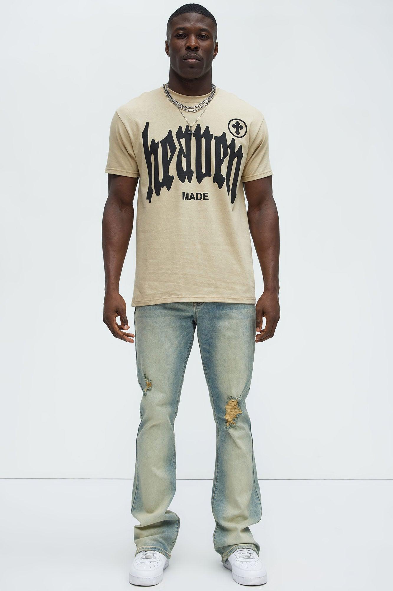 Heavenmade Stamp Short Sleeve Tee - Sand Product Image